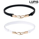 LUPIS レザー調シンプルビットベルト 【プチプライス シンプル 幅細 華奢 上品 ギフト プレゼント おしゃれ 人気 トレンド レディース 女性 アクセサリ...