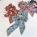 【5/16 1:59まで 5%OFFクーポン】LUPIS フラワーリボンシュシュ 【ヘアアクセサリー アクセサリー アクセ レディース 女性 激安 ギフト プレ...