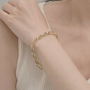 LUPIS 【金属アレルギー対応 316L】ボリュームチェーンステンレスブレスレット アクセサリー