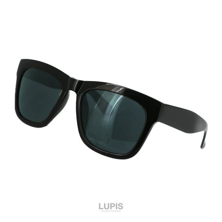 【10％OFFクーポン！6/2(火)9:59まで】LUPIS ウエリントンサングラス【サングラス 激安 安い レディース ウェリントン ブラック シンプル スタンダード プチプラ 春 夏 春夏 ルピス LUPIS】 小物