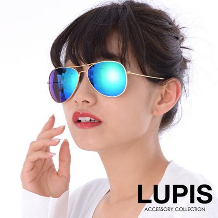 【10％OFFクーポン！1/29(木)1:59まで】LUPIS ティアドロップミラーサングラス 【サングラス メガネ アイウェア アクセサリー アクセ レディース 女性 おしゃれ 人気 春 夏 トレンド ミラーサングラス ティアドロップ 海】 小物