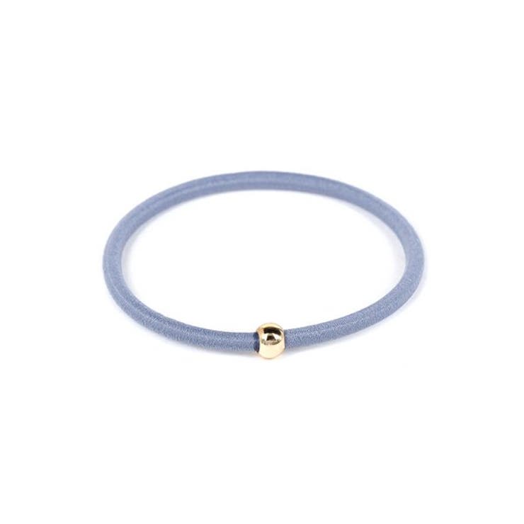 【10％OFFクーポン！6/11(木)1:59まで】LUPIS ゴールドビーズポイントヘアゴム【ヘ...