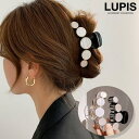 【5/16 1:59まで 5%OFFクーポン】LUPIS サークルバンスクリップ【ヘアアクセサリー】 ヘアアクセサリー