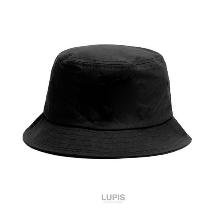 LUPIS ベーシックバケットハット　【シンプル 黒 白 無地 帽子 ベーシック おしゃれ バケットハット レディース シンプル 無地 ブラック ホワイト バケツハット 激安 安い プチプラ 春 夏 秋 冬 春夏 秋冬 ルピス LUPIS】 帽子