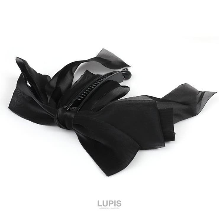 LUPIS エレガントリボンバナナクリップ ヘアアクセサリー