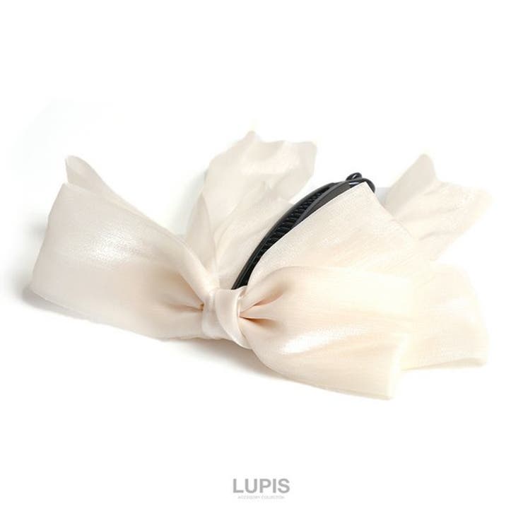 LUPIS エレガントリボンバナナクリップ ヘアアクセサリー