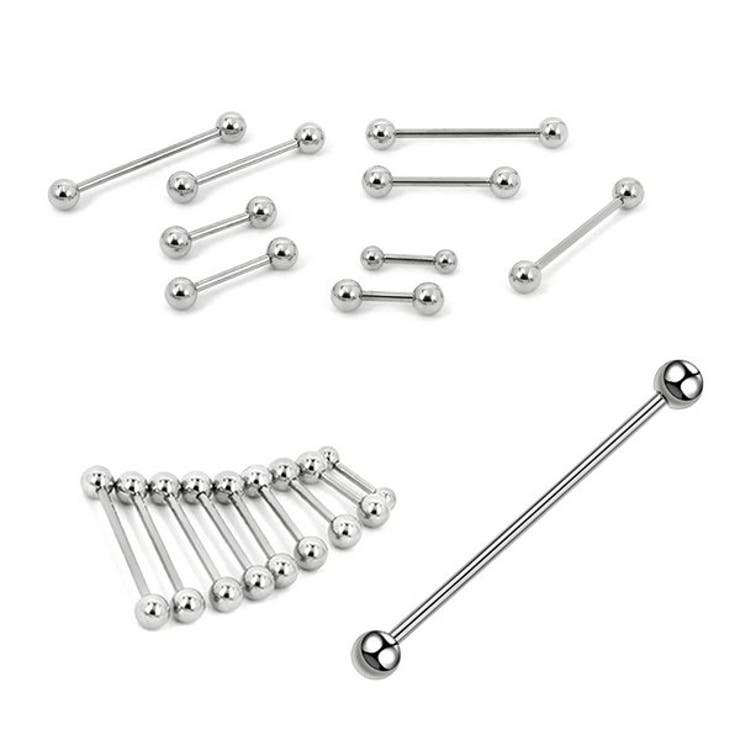 LUPIS 【18G】シルバーシンプルストレートバーベルボディピアス　【サージカルステンレス 316L ボディピアス 18G ストレート シルバー 激安 安い プチプラ 春 夏 秋 冬 春夏 秋冬 ルピス LUPIS】 アクセサリー