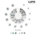 【5/15限定 15%OFFクーポン】LUPIS 3サイズラインストーンセット 【Nail 簡単 ネイルパーツ スタッズ ネイルアート セルフネイル マニキュア...