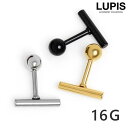 LUPIS 【16G】シンプルバーストレートバーベルボディピアス 【サージカルステンレス 316L ボディピアス ストレートバーベル 16G ショートバー 金属アレルギー対応 軟骨ピアス プチプラ 春 夏 秋 冬 春夏 秋冬 ルピス LUPIS】 アクセ