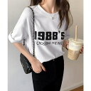 【5/15限定 15%OFFクーポン】ANGELCLOSET ロゴプリント tシャツ 半袖クルーネック トップス
