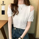 【5/15限定 15%OFFクーポン】ANGELCLOSET ニット カットソー サマー レディース 半袖 春 春服 オフィスカジュアル 韓国ファッション 韓国...