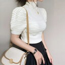 【8/11まで5%OFFクーポン】SUNSHINE CLOSET サマーニット レディーストップス薄手半袖 トップス