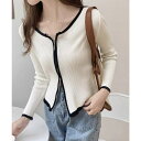 【8/11まで5%OFFクーポン】SUNSHINE CLOSET ダブルジップ 長袖ニットカーディガン トップス
