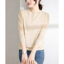 SUNSHINE CLOSET シースルー袖ニット 異素材ニットトップス トップス