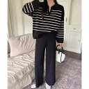 ANGELCLOSET ニットセットアップ トップスパンツセット トップス