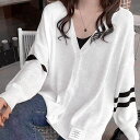 ANGELCLOSET ニットカーディガン ゆったり 韓国風 トップス