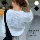 【5/15限定 15%OFFクーポン】VICTORIA ロングTシャツ カットソー ロンT シンプル デザイン レディース トップス ゆるT ベーシック ラウン...