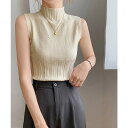 SUNSHINE CLOSET ノースリーブニット トップス ハイネック トップス