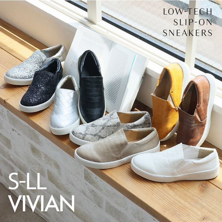 VIVIAN COLLECTION ローテクスリッポンスニーカー シューズ・靴