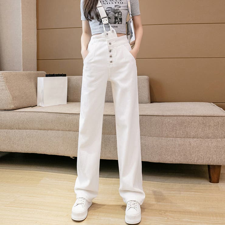 SUNSHINE CLOSET ワンショルダー サロペットデニムパンツ パンツ・ズボン