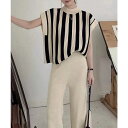ANGELCLOSET サマーニットセットアップ 韓国 春夏秋服 パンツ・ズボン