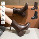 SUNSHINE CLOSET ショートブーツ 太ヒール レディース シューズ・靴
