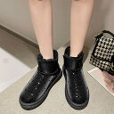 【8/11まで5%OFFクーポン】SUNSHINE CLOSET ムートンブーツ 裏起毛 ショートブーツ シューズ・靴
