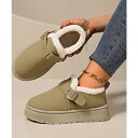 SUNSHINE CLOSET 厚底ムートンブーツ 裏起毛ショートブーツ シューズ・靴