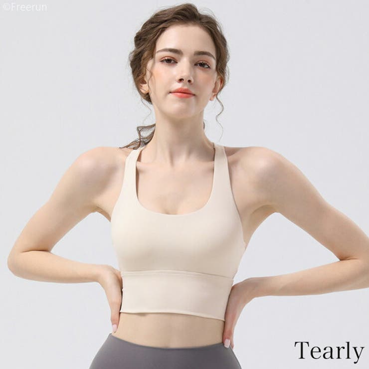 Tearly ヨガウェア トップス スポーツブラ ヨガ ピラティス ウェア ヨガウエア お...