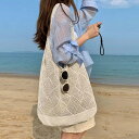 ANGELCLOSET 韓国ニットバッグ 編み込み トートバッグ バッグ・鞄