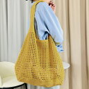 ANGELCLOSET トートバッグ 編みバッグ ニットバッグ夏 バッグ・鞄