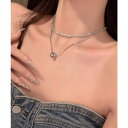 SUNSHINE CLOSET サークル 2連チェーンネックレス セット アクセサリー