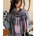 【8/11まで5%OFFクーポン】SUNSHINE CLOSET ストール 大判 マフラー チェック柄 小物