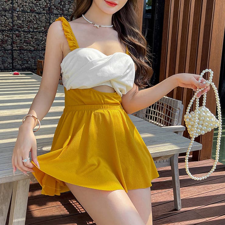 SUNSHINE CLOSET 水着体型カバー モノキニ水着大きいサイズ 水着