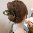 ANGELCLOSET ヘアクリップ大きめアクリルバンスクリップ ヘアアクセサリー