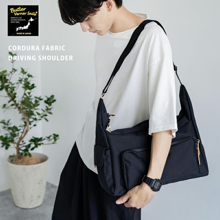 【10％OFFクーポン！11/27(木)1:59まで】Rocky Monroe ショルダーバッグ メンズ レディース 日本製 本革 撥水 コーデュラ ドライビング サイクリング メッセンジャー 通勤通学 国産 栃木レザー 牛革 肩かけ ななめがけ