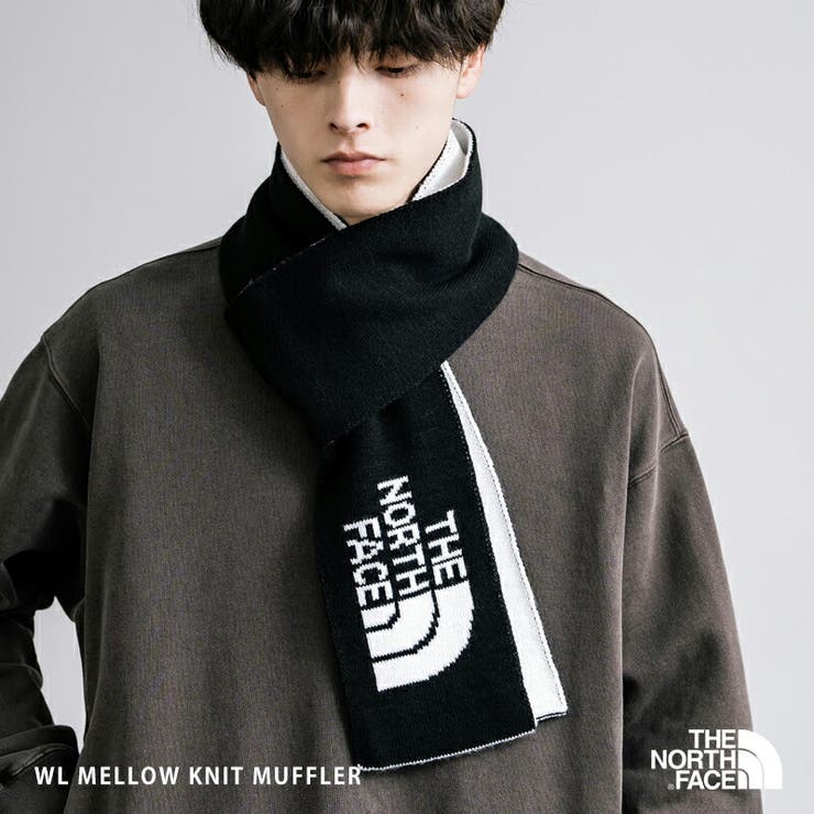 【10%OFFクーポン!11/27(木)1:59まで】Rocky Monroe THENORTHFACE ホワイトレーベル ニットマフラー ノースフェイス 韓国...
