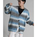 aimoha men 【aimoha neo】 Gradient Striped Cardigan カーディガン【AW】 トップス
