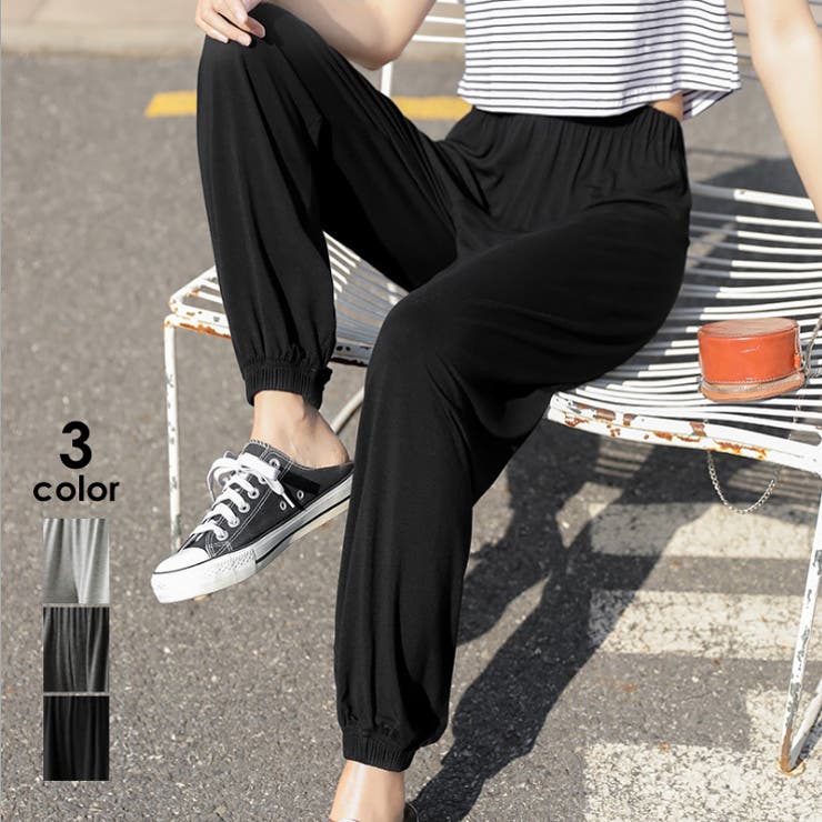 【10％OFFクーポン！11/27(木)1:59まで】SUNSHINE CLOSET ジョガーパンツ ウエストゴム ゆったり パンツ・ズボン