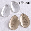 VINGTAINE 楕円ビッグプレートピアス/イヤリング/ネジバネ式/スクリュー/シンプル/大ぶり/ヴィンテージ風/ツヤ消し/大人カジュアル/デイリーP1643...