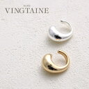 VINGTAINE 【片耳販売】ぽってりメタルイヤーカフ 重ね付け ボリューム イヤリング シンプル 大人カジュアル アクセサリー トレンド 人気 E2134 ...