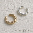 VINGTAINE 【片耳販売】メタルイヤーカフ 重ね付け イヤリング シンプル 大人カジュアル アクセサリー トレンド 人気 E2129 アクセサリー