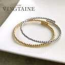 VINGTAINE バングル メタル ボール(S) アクセサリー ブレスレット シンプル おしゃれ プレゼント 人気 トレンド B4106 アクセサリー