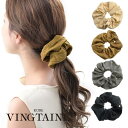 【5/16 1:59まで 5%OFFクーポン】VINGTAINE シュシュ レース ブレートレース 綿 コットン ナチュラル ヘアアクセサリー 大人カジュアル ...