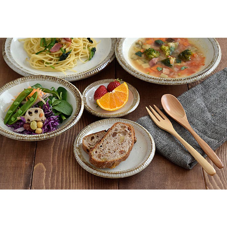 EAST table プレート 和食器 小皿 （渕錆粉引）4寸皿おしゃれ 皿 お皿 取り皿 銘々皿 醤油皿 漬物皿 フルーツ皿 お菓子皿 副菜皿 和 ナチュラル カフェ食器 カフェ風 おうちカフェ かわいい 可愛い plate キッチン shoplistselect-10152511 SHOPLIST サンプル画像2