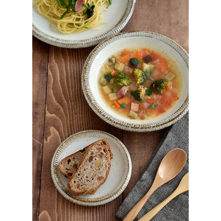 EAST table プレート 和食器 小皿 （渕錆粉引）4寸皿おしゃれ 皿 お皿 取り皿 銘々皿 醤油皿 漬物皿 フルーツ皿 お菓子皿 副菜皿 和 ナチュラル カフェ食器 カフェ風 おうちカフェ かわいい 可愛い plate キッチン shoplistselect-10152511 SHOPLIST サンプル画像3