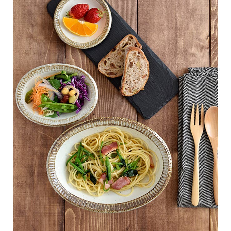 【10％OFFクーポン！9/24(木)1:59まで】EAST table 和食器　楕円取り鉢（渕錆粉引）小鉢 取り鉢 とんすい デザートボウル ヨーグルトボウル 楕円小鉢 和の小鉢 ナチュラル ボウル カフェ食器 オーバル カフェ風 モダン 和カフェ お shoplistselect-10152513 SHOPLIST サンプル画像2