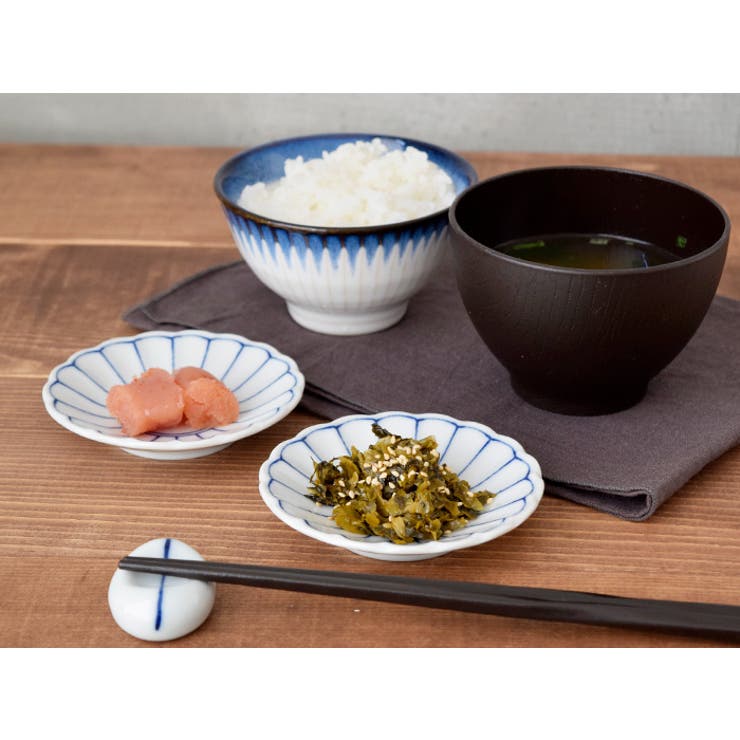 【10％OFFクーポン！9/24(木)1:59まで】EAST table 小皿 和食器 菊型小皿 染付 10cm おしゃれ 食器 皿 お皿 プレート 豆皿 醤油皿 しょうゆ皿 薬味皿 珍味皿 フルーツ皿 取り皿 一品料理 キッチン shoplistselect-10152534 SHOPLIST サンプル画像2