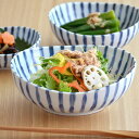 【マラソン期間中 5%OFFクーポン】TABLE WARE EAST 和食器 5.5寸鉢 染付け ダミ十草 中鉢 和の中鉢 煮物鉢 サラダボウル ボウル 染付けの中鉢 ストライプ柄 おしゃれ カフェ風 和モダン 和風 食器・キッチン用品