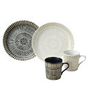 TABLE WARE EAST ペアパスタ皿&マグカップ 4点セット サウサリート 化粧箱入り ギフトプレート お皿 皿 洋食器 おしゃれ 食器 大皿 マグ カ...